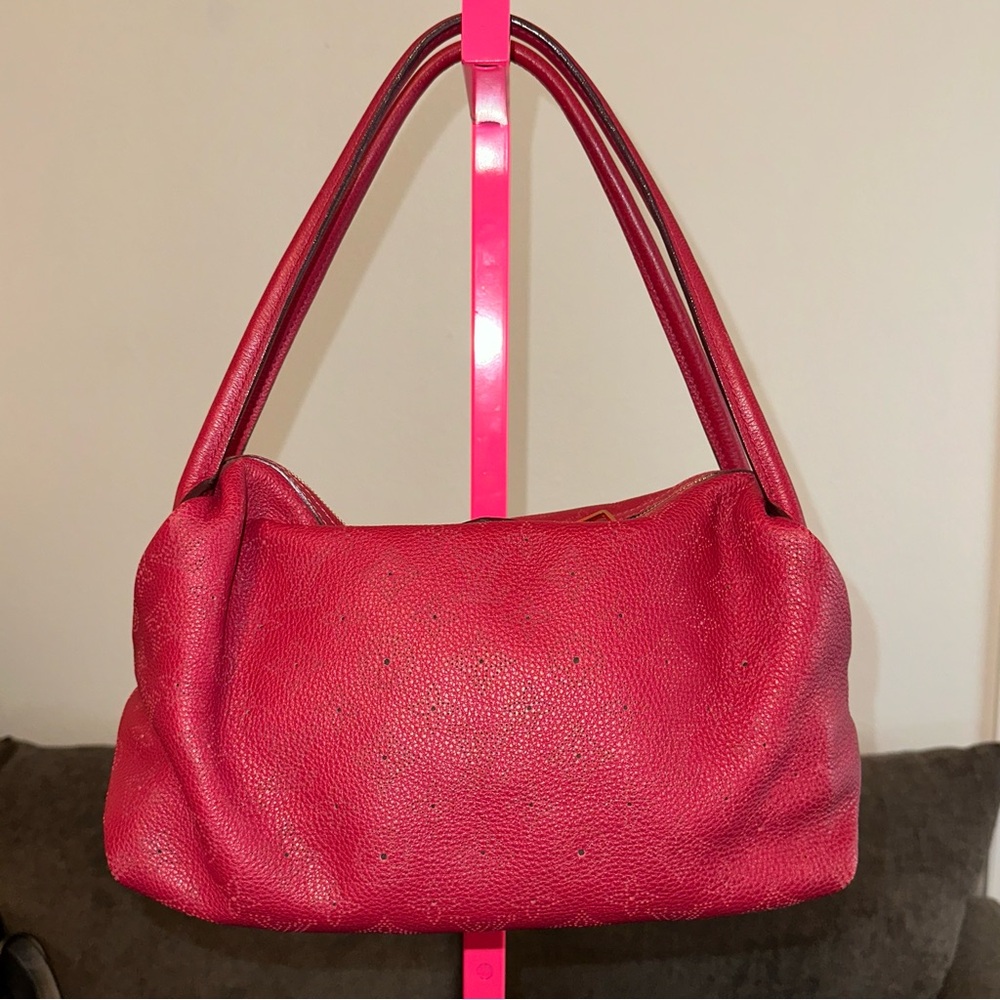 Louis Vuitton Monogram Grenat Mahina Galatea Shoulder Bag